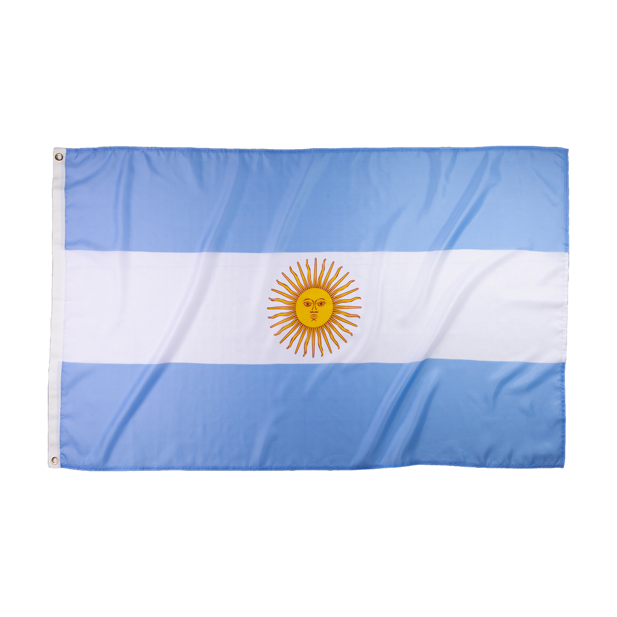 Bandera de Argentina 90 x 150 cm con Sol de Mayo - Flagora