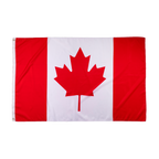 Bandera de Canadá 90 x 150 cm con hoja de maple - Flagora