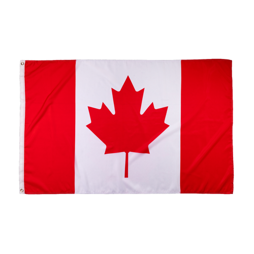 Bandera de Canadá 90 x 150 cm con hoja de maple - Flagora