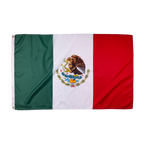 Bandera de México 90 x 150 cm - Flagora